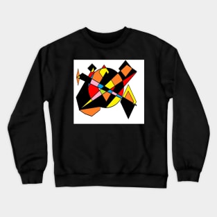 Geometric multicolor Crewneck Sweatshirt